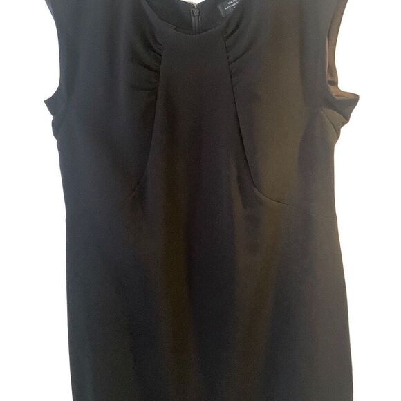 Pre Owned Women’s Tahari Arthur S Levine Cocktail Dinner Dress 12P Classic Black - Picture 3 of 11